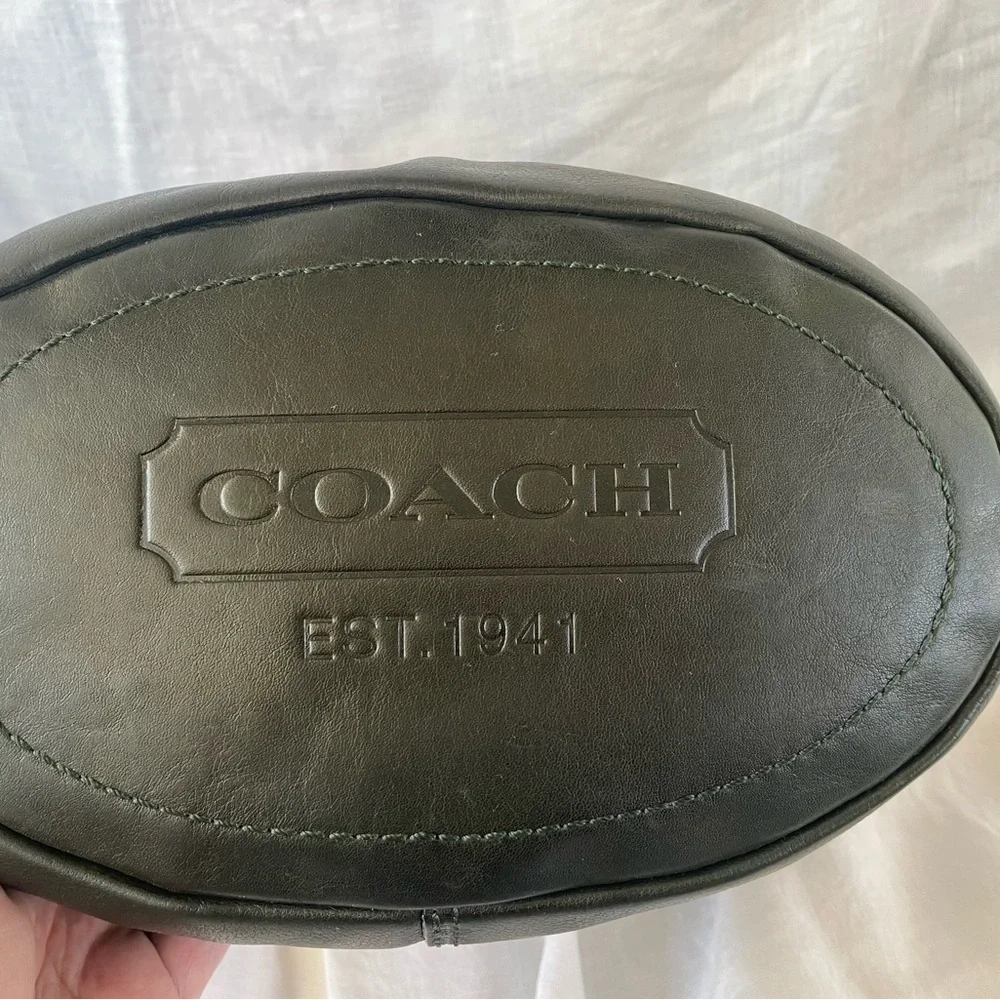 Coach XL 11423 Bleeker Tattersall Glass 💚 Green